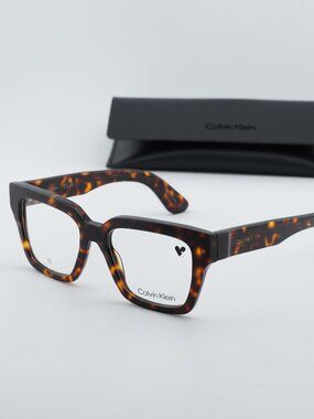 Calvin Klein CK24526 235 Unisex Square Eyeglasses 52mm - Havana